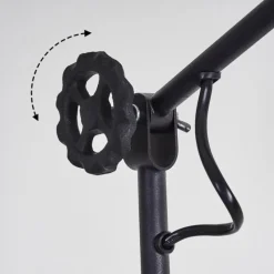 Luminaires Scandinaves-hofstein Lampadaire Peny Noir, 1 lumière