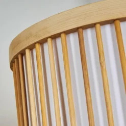 Lampes En Tissu-hofstein Lampadaire Peri Bois clair, 1 lumière