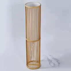 Lampes En Tissu-hofstein Lampadaire Peri Bois clair, 1 lumière