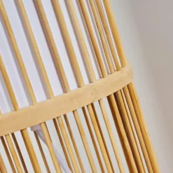 Lampes En Tissu-hofstein Lampadaire Peri Bois clair, 1 lumière