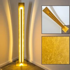 Lampes Dorées-hofstein Lampadaire Petrolia LED Or, 1 lumière