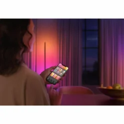 Luminaires Philips Lampadaire Philips Hue Gradient Signe LED Noir, 1 lumière