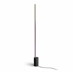Luminaires Philips Lampadaire Philips Hue Signe LED Noir, 1 lumière, Changeur de couleurs