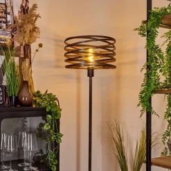 Lampes Vintages & Rétros-hofstein Lampadaire Pierrefonds Rouille, Noir, 1 lumière