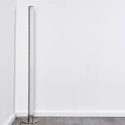 hofstein Lampadaire Pipe LED Nickel mat, 1 lumière