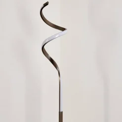 hofstein Lampadaire Pitasch LED Nickel mat, 1 lumière