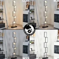 hofstein Lampadaire Pitasch LED Noir, 1 lumière* Lampadaires Et Lampes Sur Pied