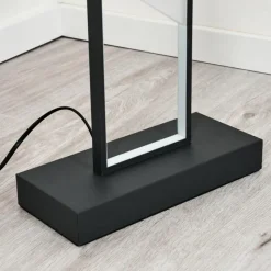 hofstein Lampadaire Pitasch LED Noir, 1 lumière* Lampadaires Et Lampes Sur Pied