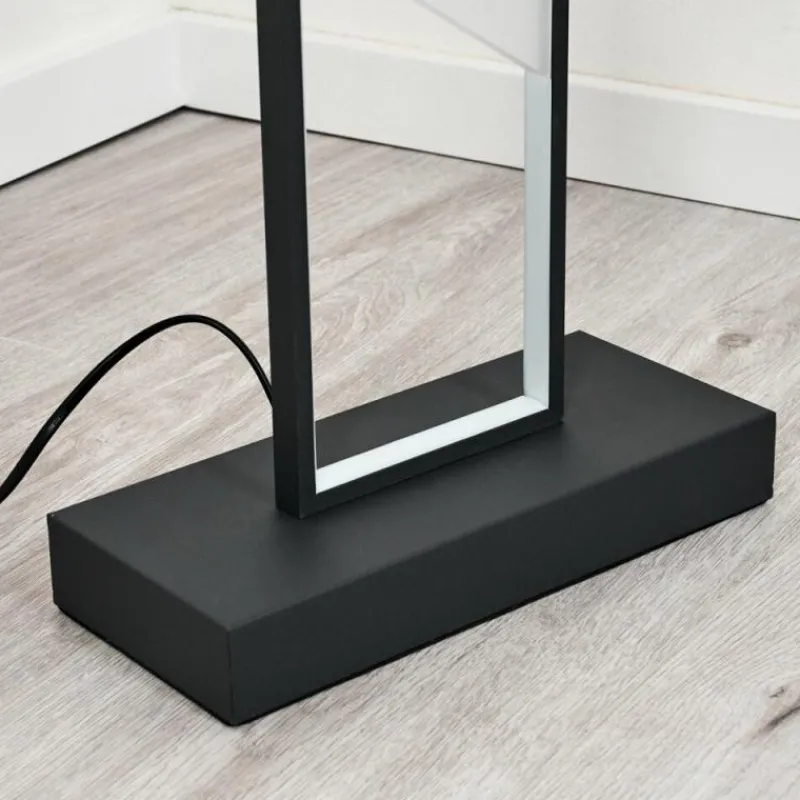 hofstein Lampadaire Pitasch LED Noir, 1 lumière* Lampadaires Et Lampes Sur Pied