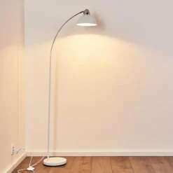 hofstein Lampadaire Poitou Blanc, 1 lumière