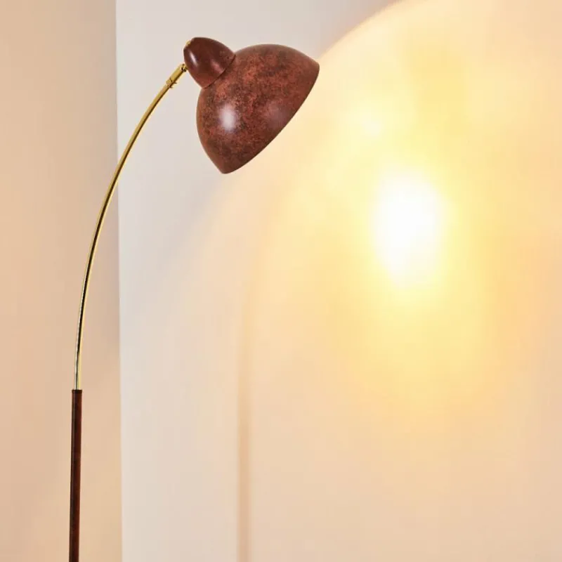 Lampes Dorées-hofstein Lampadaire Poitou Rouille, 1 lumière