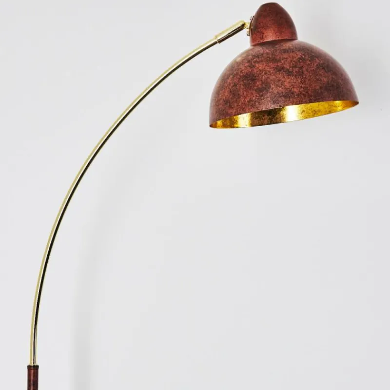 Lampes Dorées-hofstein Lampadaire Poitou Rouille, 1 lumière