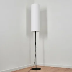 Lampes En Tissu-hofstein Lampadaire Pomancillo Noir, 1 lumière