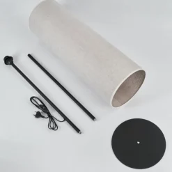 Lampes En Tissu-hofstein Lampadaire Pomancillo Noir, 1 lumière