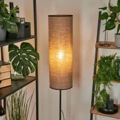 Lampes En Tissu-hofstein Lampadaire Pomancillo Noir, 1 lumière