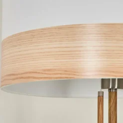 Luminaires Scandinaves-hofstein Lampadaire Pontresina Nickel mat, 1 lumière