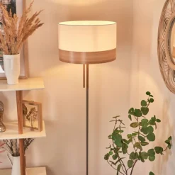 Luminaires Scandinaves-hofstein Lampadaire Pontresina Nickel mat, 1 lumière