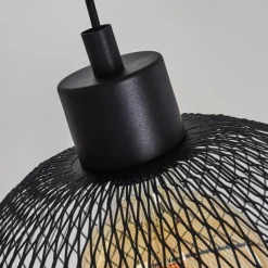 Lampes Vintages & Rétros-hofstein Lampadaire Pucara Noir, 1 lumière