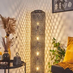 Luminaires Scandinaves-hofstein Lampadaire Quinto Noir, 4 lumières