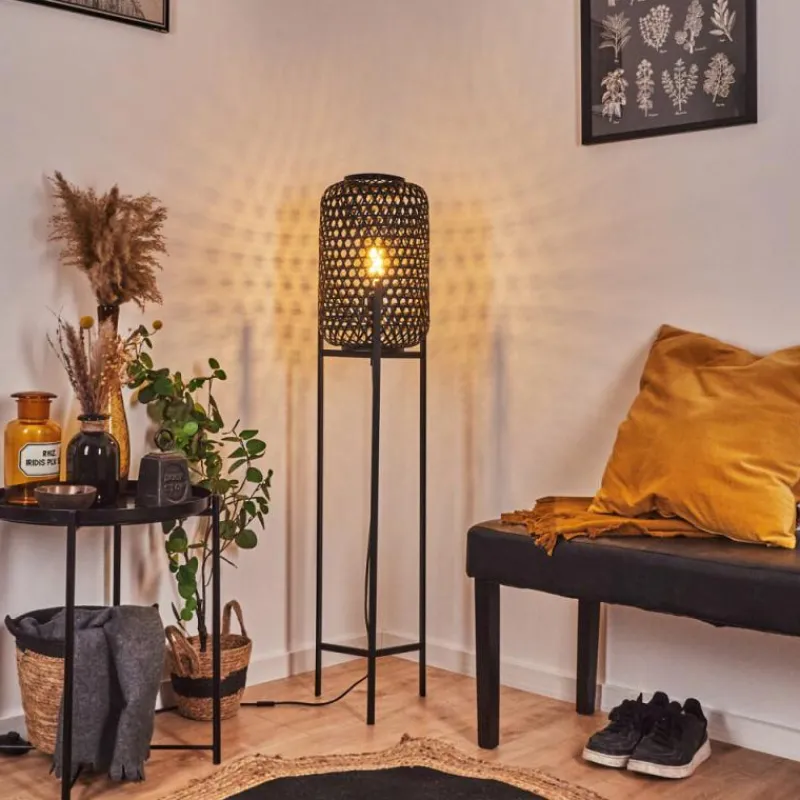 Luminaires Scandinaves-hofstein Lampadaire Quinto Noir, 1 lumière