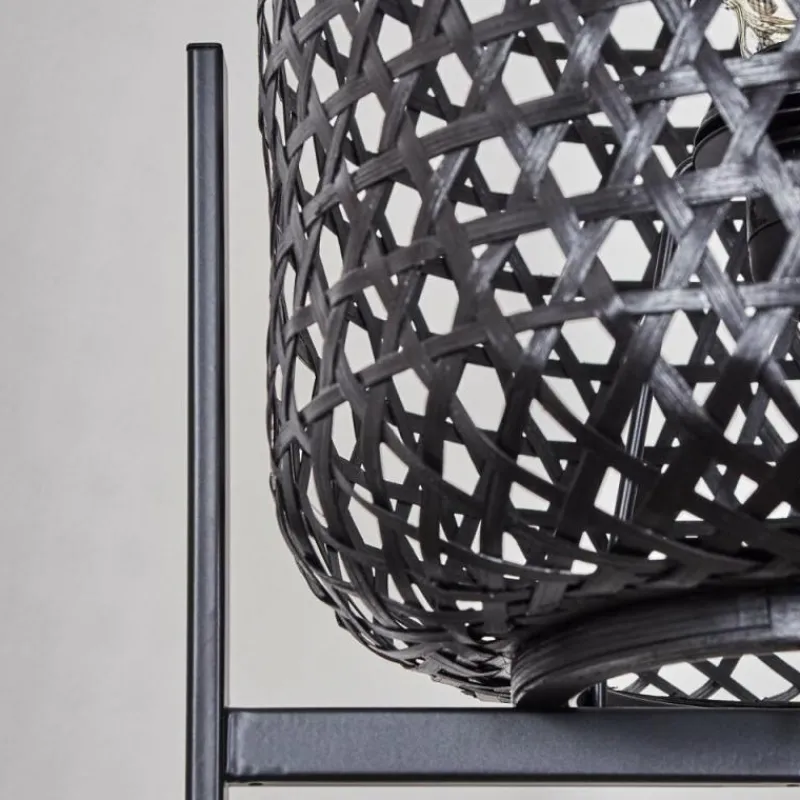 Luminaires Scandinaves-hofstein Lampadaire Quinto Noir, 1 lumière
