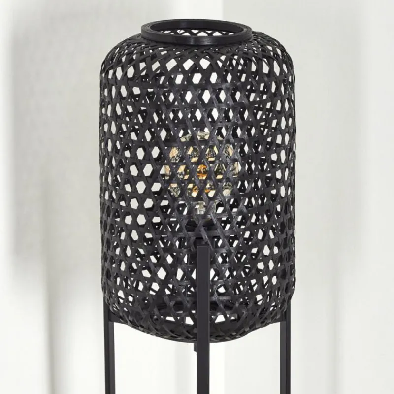 Luminaires Scandinaves-hofstein Lampadaire Quinto Noir, 1 lumière