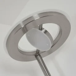 hofstein Lampadaire Rabeja LED Nickel mat, 2 lumières