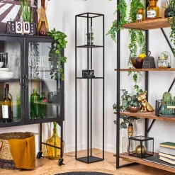 hofstein Lampadaire Ranquile LED Noir, 4 lumières