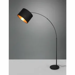 Lampes En Tissu-Luminaires Reality Lampadaire Reality Bolivia Noir, 1 lumière