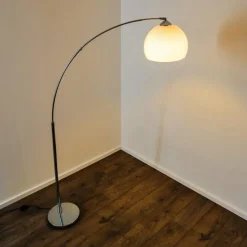 Luminaires Rustiques-Luminaires Reality Lampadaire Reality Brasilia Chrome, 1 lumière