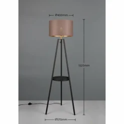 Luminaires Reality Lampadaire Reality COLETTE Noir, 1 lumière* Lampadaires Et Lampes Sur Pied