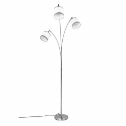 Lampes En Tissu-Luminaires Reality Lampadaire Reality DAVOS Chrome, 3 lumières