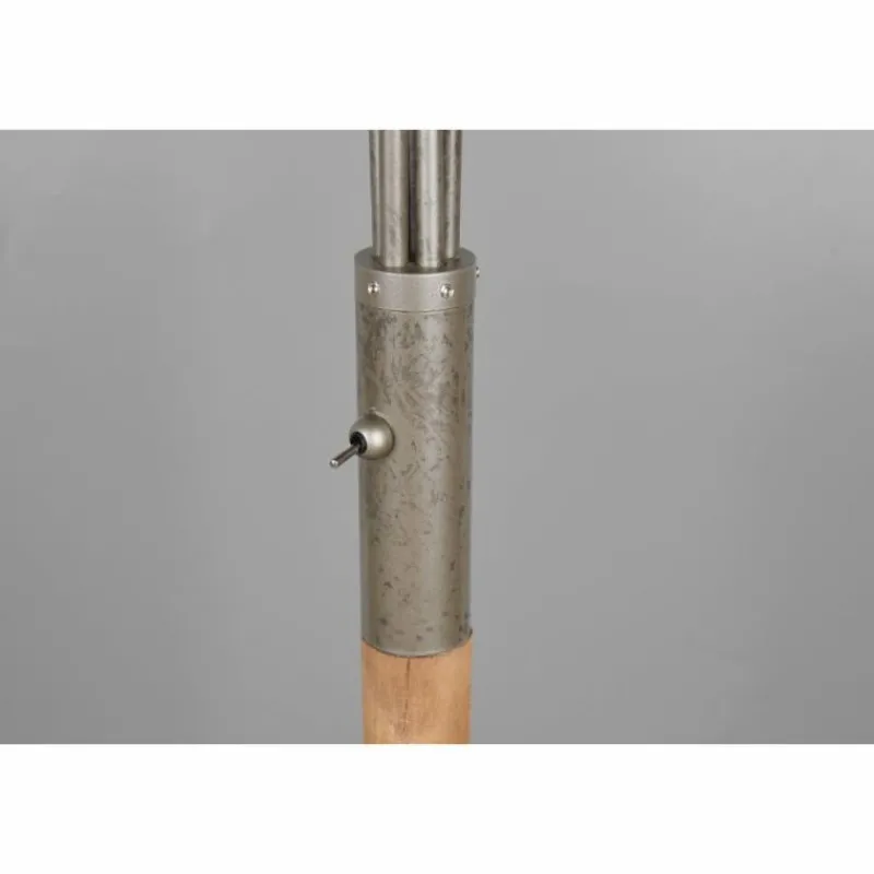 Luminaires Reality Lampadaire Reality Dito Brun foncé, Nickel mat, 5 lumières* Lampadaires Et Lampes Sur Pied