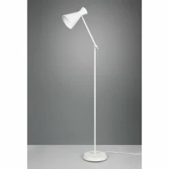 Luminaires Reality Lampadaire Reality Enzo Blanc, 1 lumière* Lampadaires Et Lampes Sur Pied