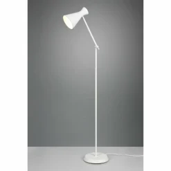 Luminaires Reality Lampadaire Reality Enzo Blanc, 1 lumière* Lampadaires Et Lampes Sur Pied