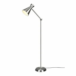 Luminaires Reality Lampadaire Reality Enzo Nickel mat, 1 lumière* Lampadaires Et Lampes Sur Pied