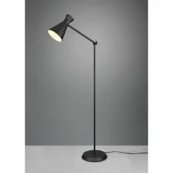 Luminaires Reality Lampadaire Reality Enzo Noir, 1 lumière* Lampadaires Et Lampes Sur Pied