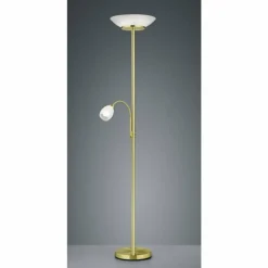 Luminaires Reality Lampadaire Reality GERRY Laiton, 3 lumières* Lampadaires Et Lampes Sur Pied