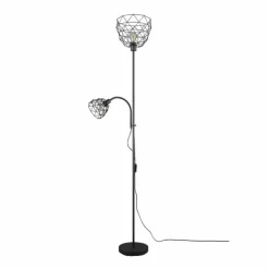 Luminaires Reality Lampadaire Reality HAVAL Noir, 2 lumières* Lampadaires Et Lampes Sur Pied
