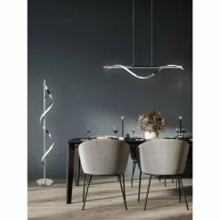 Luminaires Reality Lampadaire Reality Isabel LED Chrome, 1 lumière* Éclairage Led