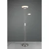 Luminaires Reality Lampadaire Reality Orson LED Nickel mat, 2 lumières