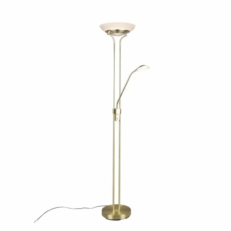 Luminaires Reality Lampadaire Reality Orson LED Laiton, 2 lumières* Lampadaires Et Lampes Sur Pied