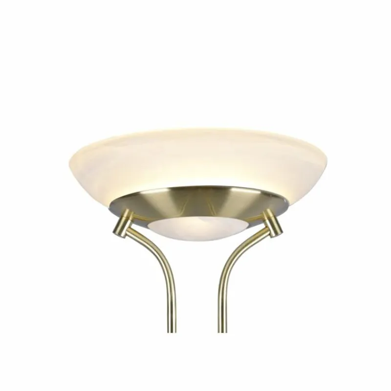 Luminaires Reality Lampadaire Reality Orson LED Laiton, 2 lumières* Lampadaires Et Lampes Sur Pied