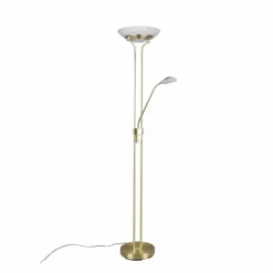 Luminaires Reality Lampadaire Reality Orson LED Laiton, 2 lumières* Lampadaires Et Lampes Sur Pied
