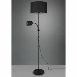 Lampes En Tissu-Luminaires Reality Lampadaire Reality Owen Noir, 2 lumières