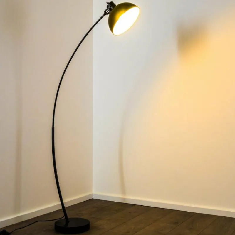 Luminaires Scandinaves-Luminaires Reality Lampadaire Reality Recife Noir, 1 lumière