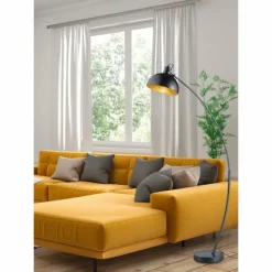 Luminaires Reality Lampadaire Reality Recife Noir, 1 lumière* Lampadaires Et Lampes Sur Pied