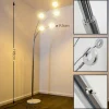 Luminaires Reality Lampadaire Reality Rennes LED Chrome, 5 lumières* Lampadaires Et Lampes Sur Pied
