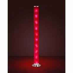 Luminaires Reality Lampadaire Reality Rico LED Chrome, 1 lumière, Télécommandes, Changeur de couleurs* Lampadaires Et Lampes Sur Pied