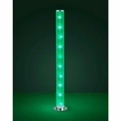 Luminaires Reality Lampadaire Reality Rico LED Chrome, 1 lumière, Télécommandes, Changeur de couleurs* Lampadaires Et Lampes Sur Pied